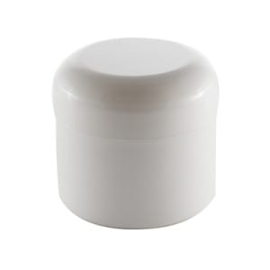 White Plastic Cosmetic Jar 100ml
