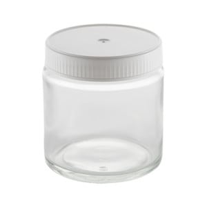 Clear Glass Cream Jar 120ml
