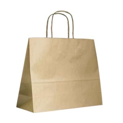 Brown Twist Handle Carry Bags