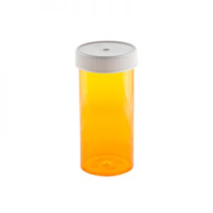Amber Plastic Phial 20ml – 50 pk